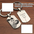 Personalized Photo Keychain Drive Safe,Custom Photo Couple Keychain Gift for Him,Pet Memorial Gifts,Keychains for men women