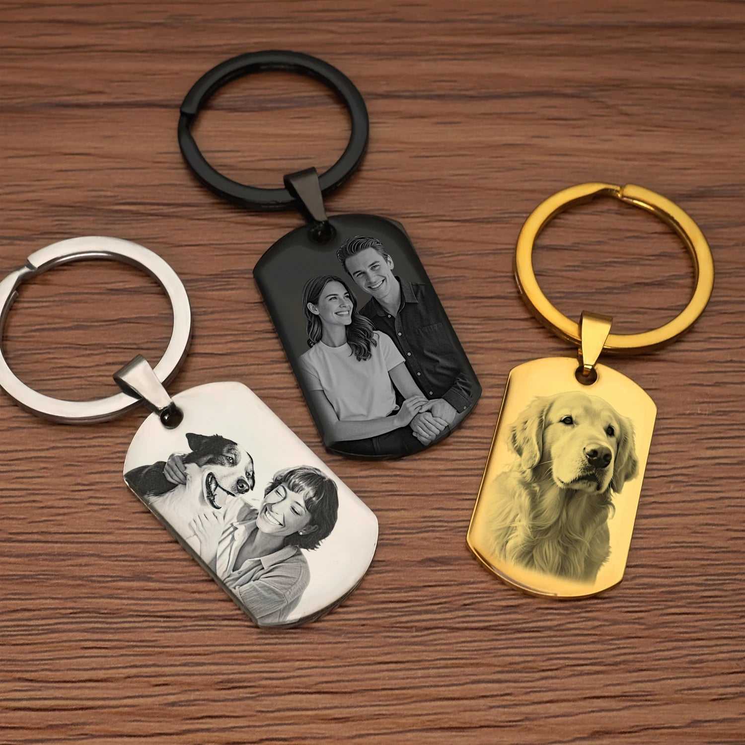 Personalized Photo Keychain Drive Safe,Custom Photo Couple Keychain Gift for Him,Pet Memorial Gifts,Keychains for men women